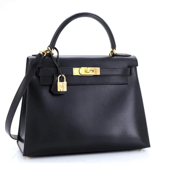 Kelly Nior Box Calf with Gold Hardware - Picture 3 of 8